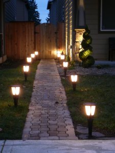 stylish outdoor lighting
